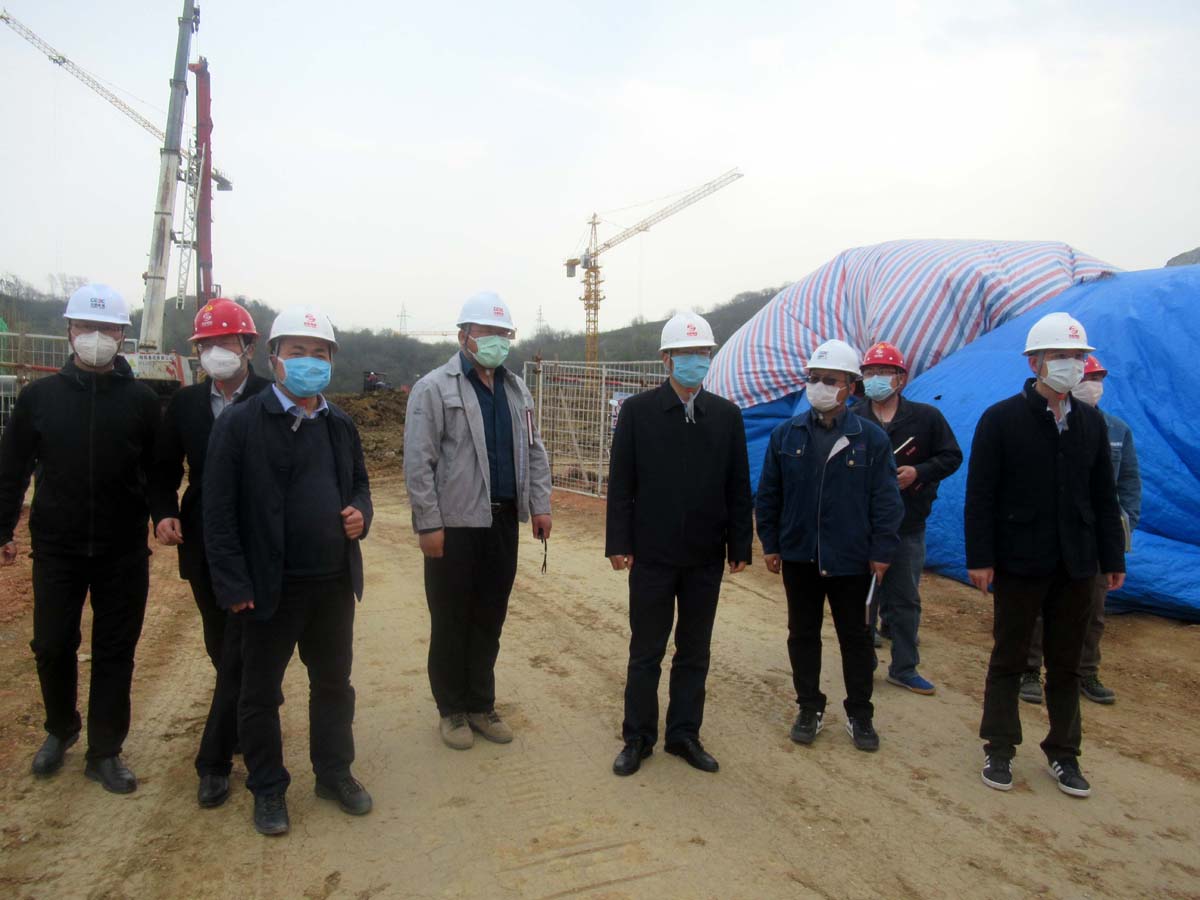 皖能環(huán)?？偨?jīng)理張為義到安徽電建一公司合肥龍泉山項(xiàng)目調(diào)研疫情防控和復(fù)工復(fù)產(chǎn)工作