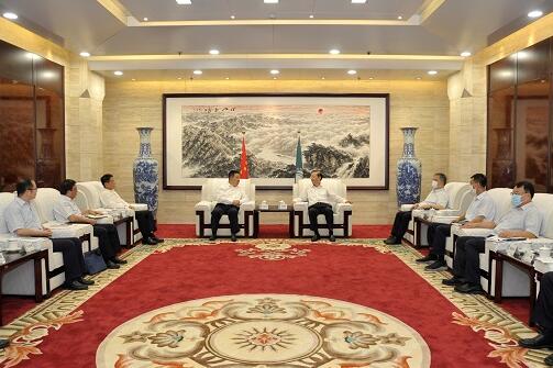辛保安會見中國西電集團(tuán)董事長白忠泉、總經(jīng)理裴振江