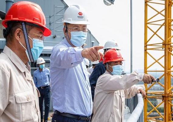 劉國躍、米樹華到國華電力所屬兩電廠調研