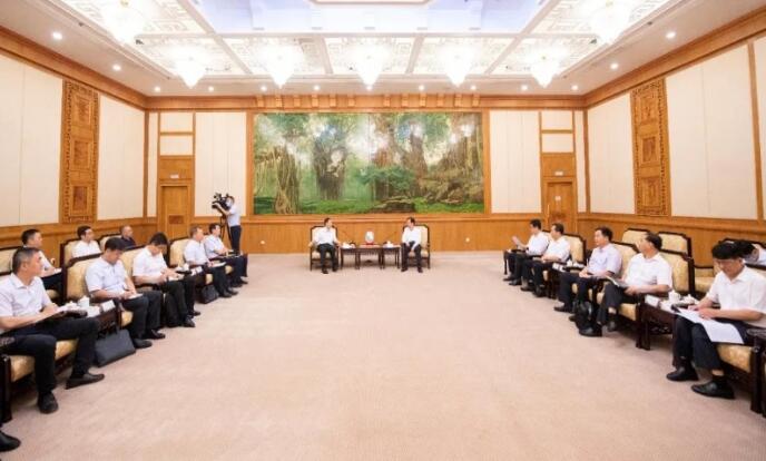 中核集團總經(jīng)理、黨組副書記顧軍與福建省委副書記、代省長王寧會談