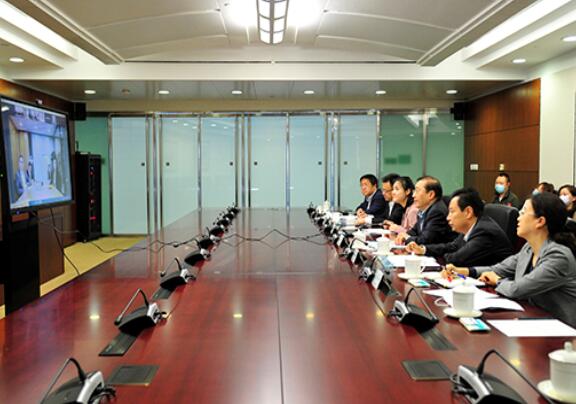 辛保安總經(jīng)理與SAP公司全球執(zhí)行董事會成員、全球業(yè)務總裁傅美黛舉行視頻會談