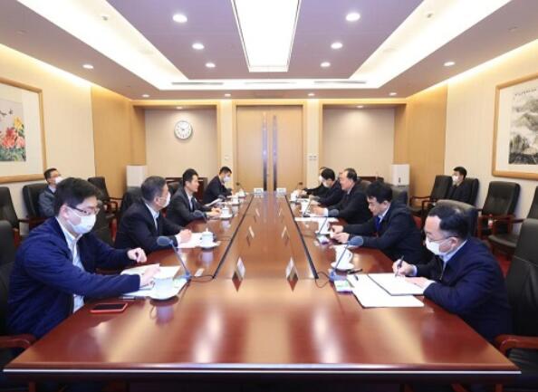 毛偉明會(huì)見上海市委常委、副市長吳清