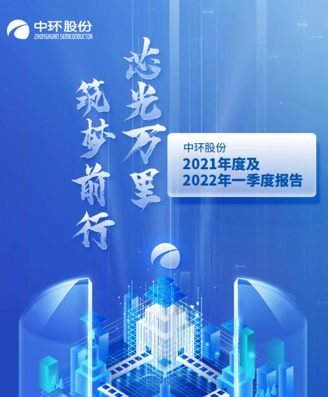 中環(huán)股份2021年度及2022年一季度報告：2022年Q1營收133.68億，同比增長79.13%！