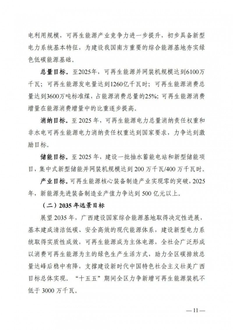 廣西“十四五”規(guī)劃：大力發(fā)展光伏發(fā)電，到2025年新增光伏裝機15GW！