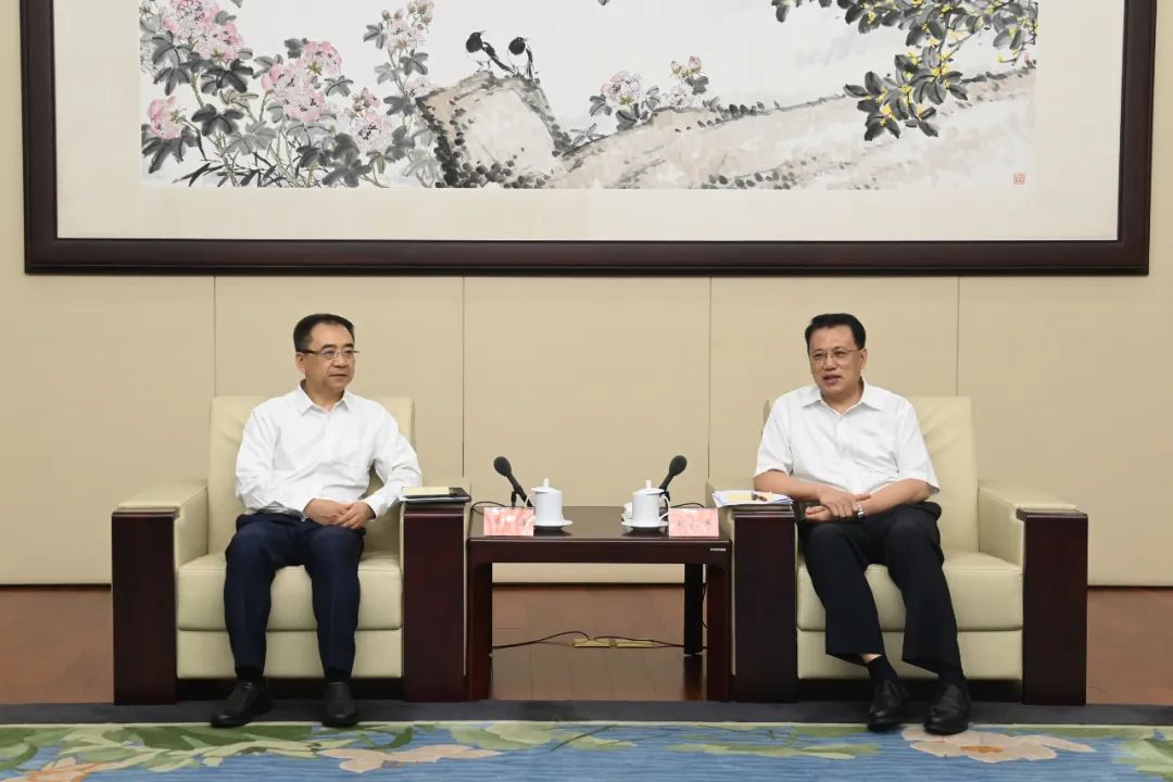 大唐集團公司黨組書記、董事長鄒磊拜會浙江省委書記、省人大常委會主任袁家軍