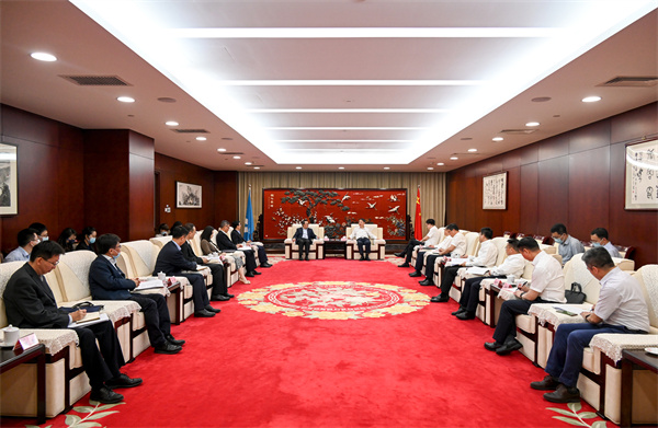 溫樞剛會(huì)見(jiàn)中國(guó)進(jìn)出口銀行黨委書(shū)記、董事長(zhǎng)吳富林