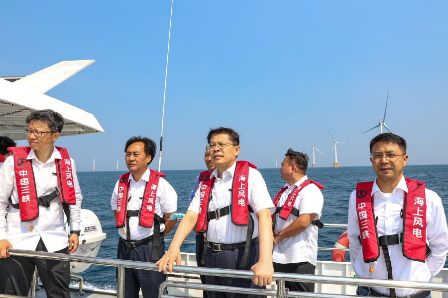 韓君赴廣東陽(yáng)江、福建福州調(diào)研三峽集團(tuán)海上風(fēng)電項(xiàng)目