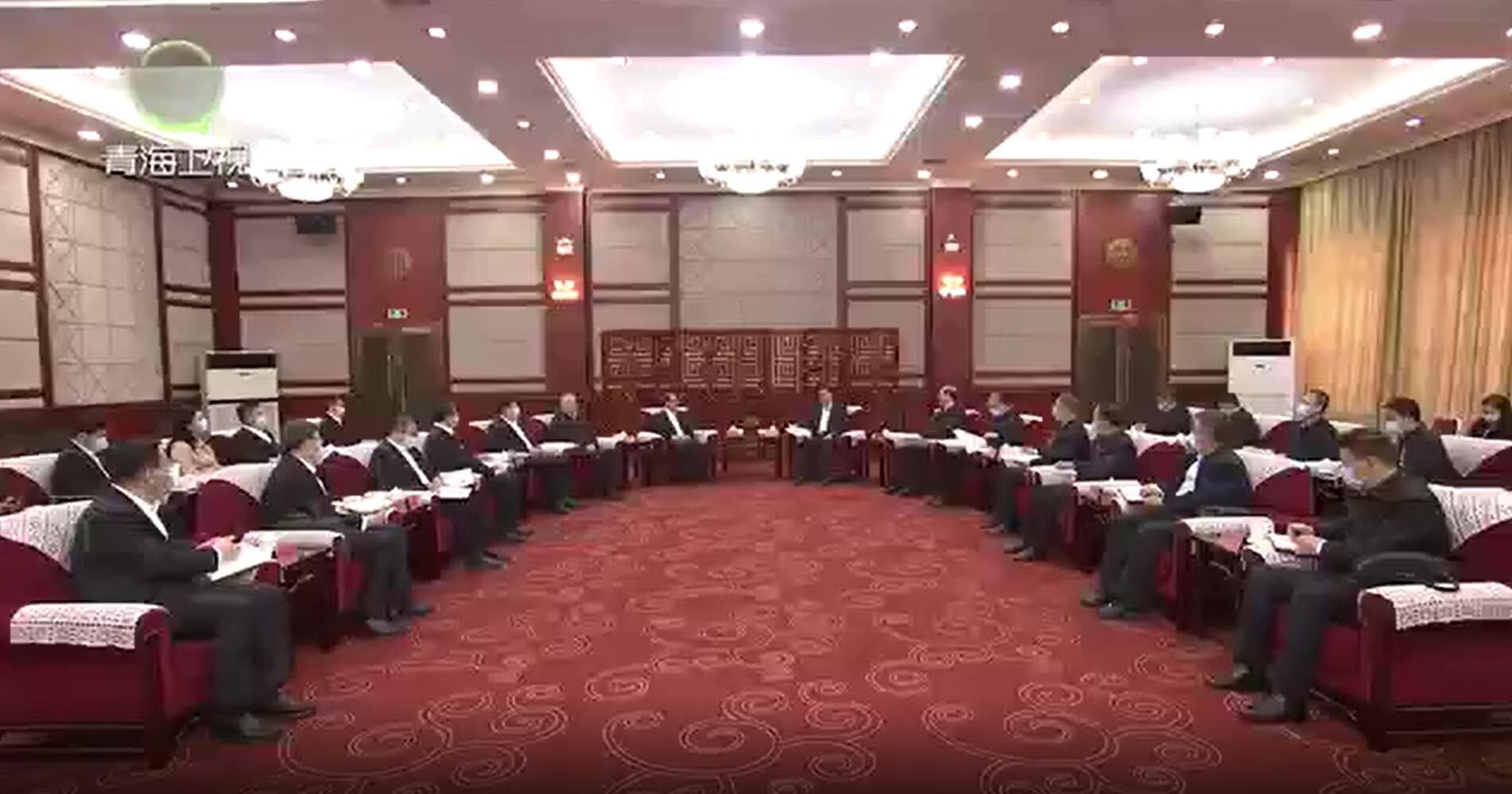 華電集團黨組書記江毅、黨組副書記葉向東拜會青海省委書記陳剛、省長吳曉軍