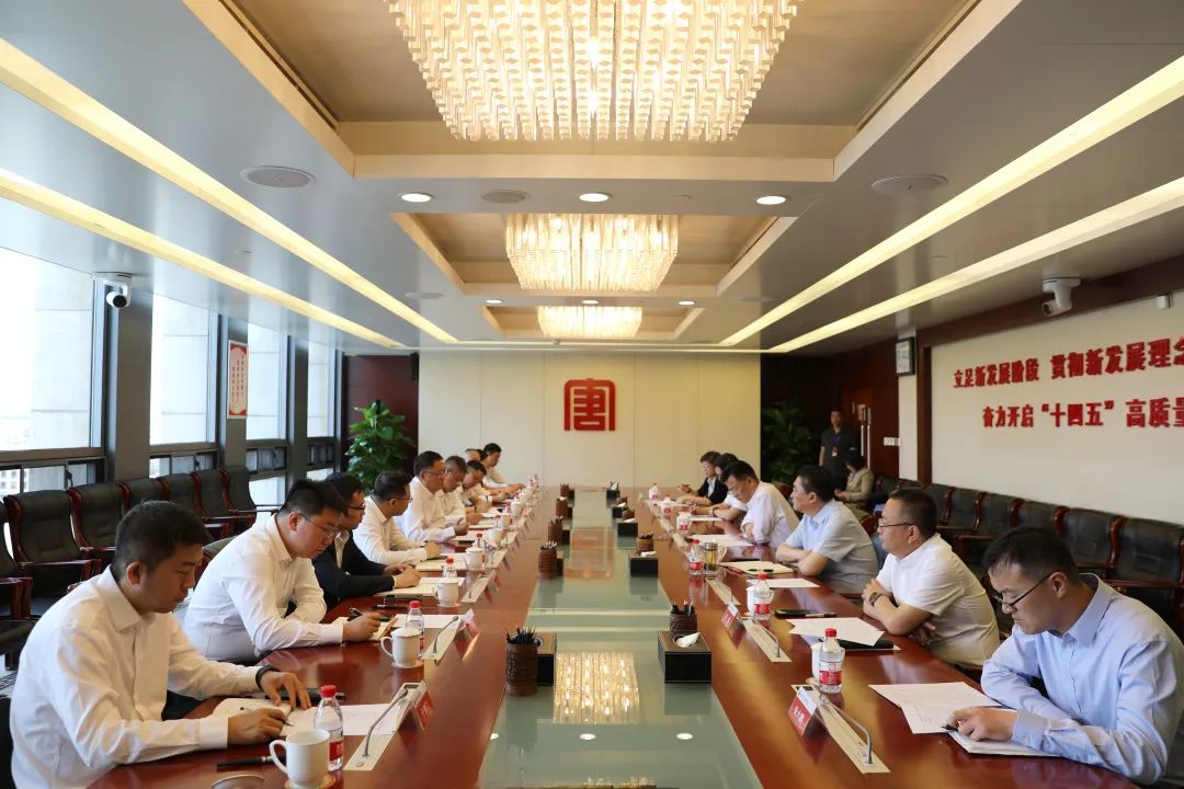 中建一局黨委書(shū)記、董事長(zhǎng)吳愛(ài)國(guó)拜會(huì)大唐國(guó)際黨委書(shū)記、董事長(zhǎng)王順啟