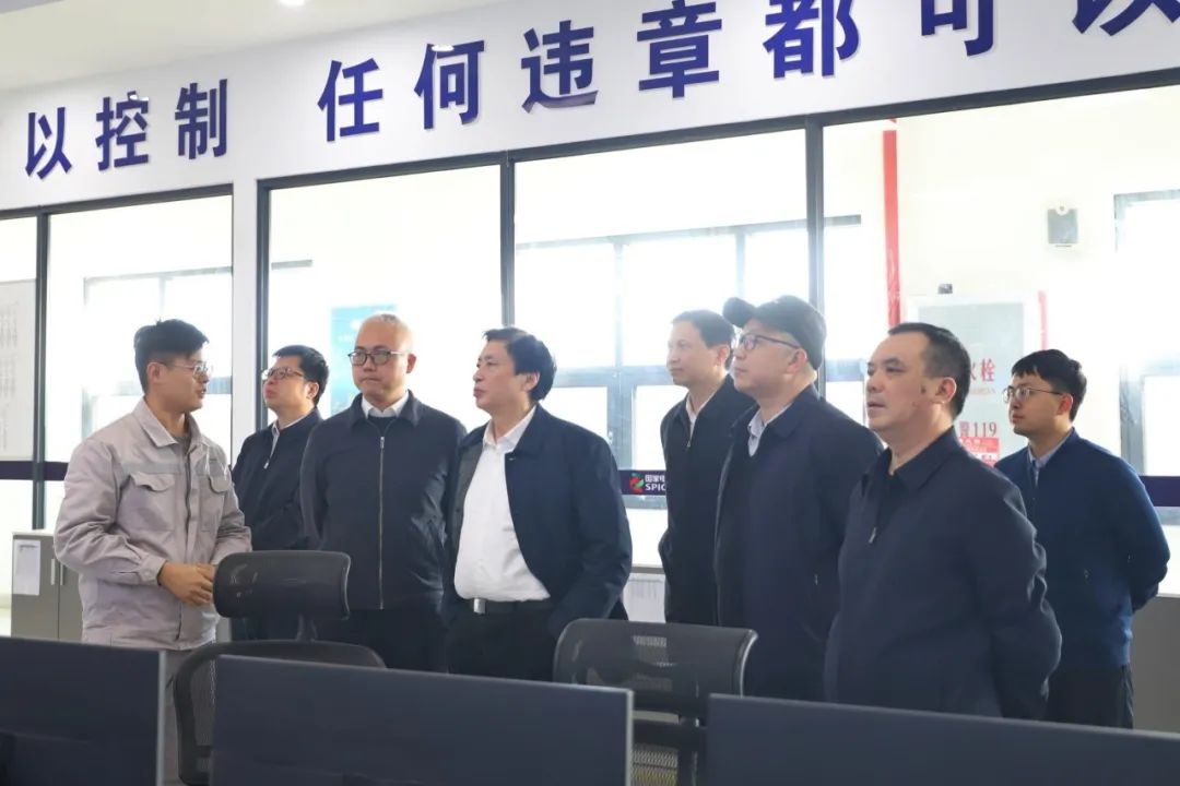 中國工程院院士謝和平調(diào)研前詹風(fēng)電、前詹港電